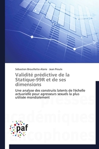 Validité prédictive de la statique-99r et de ses dimensions
