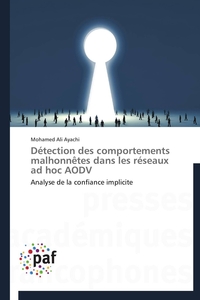 Détection des comportements malhonnêtes dans les réseaux ad hoc aodv