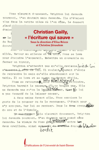 Christian gailly l'écriture qui sauve