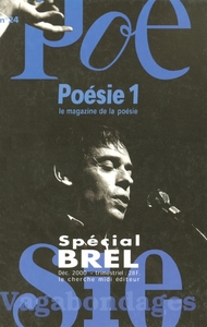 Revue Poésie Vagabondages - Spécial Brel - numéro 24