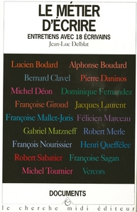 Le métier d'écrire
