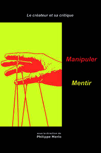 Createur et sa critique 2 manipuler/seduire