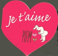 Je t'aime - Support carton