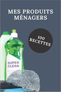 MES PRODUITS MENAGERS - 100 RECETTES - CAHIER POUR PREPARER VOS PRODUITS MENAGERS ET COSMETIQUES  D