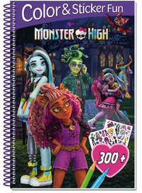 MONSTER HIGH - 3D LENTICULAR COLOR AND STICKER FUN