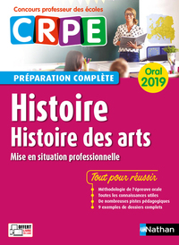 HISTOIRE - HISTOIRE DES ARTS - ORAL 2019 - PREPARATION COMPLETE - (CONCOURS PROFESSEUR DES ECOLES)
