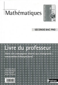 Mathématiques - 2e Bac Pro Livre du professeur