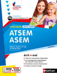 CONCOURS ATSEM ET ASEM 2019-2020 - ECRIT + ORAL - NUMERO 16 - CATEGORIE C (IFP) 2019