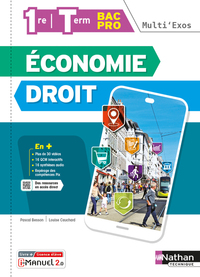 Economie Droit - Multi'Exos 1re, Tle Bac Pro Tertiaire, Livre + Licence numérique i-Manuel 2.0