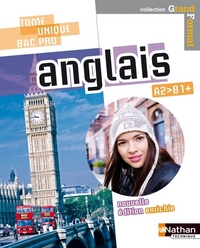 Anglais - Grand format 2de, 1re, Tle Bac Pro, Livre de l'élève