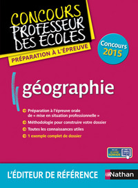 Géographie épreuve orale (Concours professeurs des écoles) 2015