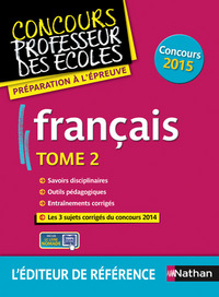 Français T02 (concours professeur des écoles) 2015