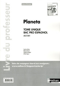 Planeta - Espagnol - Bac Pro Grand Format Livre du professeur