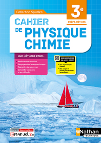 Cahier de Physique Chimie 3e Prépa-Métiers, Livre de l'élève + licence numérique i-Manuel 2.0