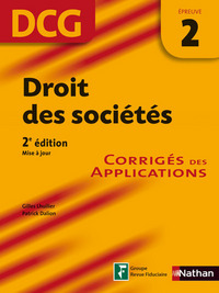 DROIT DES SOCIETES DCG EPREUVE 2 CORRIGES 2012