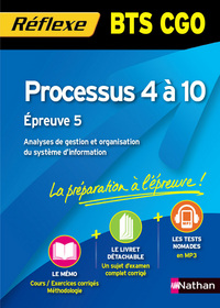 PROCESSUS 4 A 10 EPREUVE 5 BTS CGO - MEMO REFLEXE N70 2011