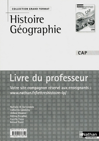 Histoire Géographie Education civique - Grand format CAP, Livre du professeur