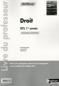 DROIT BTS 1E ANNEE (POCHETTE REFLEXE) PROFESSEUR 2013