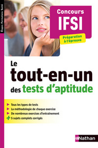 Le tout-en-un des tests d'aptitude - Concours IFSI Méthodes, entraînements, sujets (EFS)