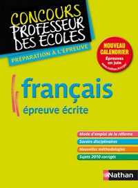 FRANCAIS (CONCOURS PROFESSEUR DES ECOLES) 2012