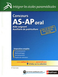 CONCOURS D'ENTREE AIDE-SOIGNANT AUXILIAIRE DE PUERICULTURE N15 - EPREUVE ORALE 2010 4ED