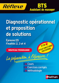 DIAGNOSTIC OPERATIONNEL ET PROPOSITION DE SOLUTIONS -EPREUVE E5-FINALITES 2,3 ET 4- BTS ASSIST MANAG