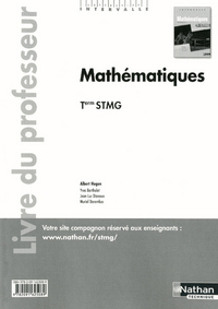 Mathématiques - Intervalle  Tle STMG, Livre du professeur