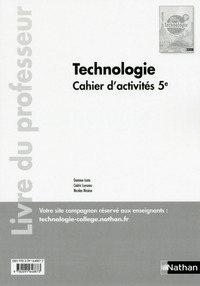 Technologie 5e, Livre du professeur