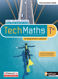 Mathématiques - Techmaths Tle Technologique, Enseignement commun, Livre + Licence numérique i-Manuel 2.0