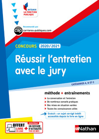 REUSSIR L'ENTRETIEN AVEC LE JURY - CONCOURS 2020-2021 - N32 CATEGORIE A/B/C - (IFP) 2020