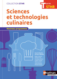 Sciences et Technologies culinaires Tle STHR, Livre de l'élève