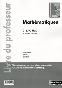 Mathématiques - 2e Bac Pro Livre du professeur