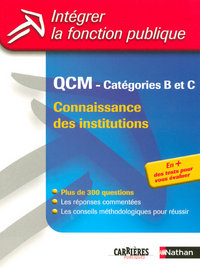 QCM CONNAISSANCE DES INSTITUTIONS - CATEGORIES B ET C 2007