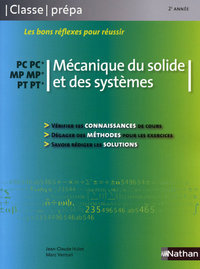 Mécanique du solide et des systèmes MP-MP* PT-PT* PC-PC* Classe Prépa