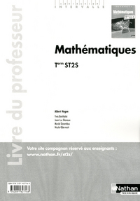 Mathématiques - Intervalle  Tle ST2S, Livre du professeur