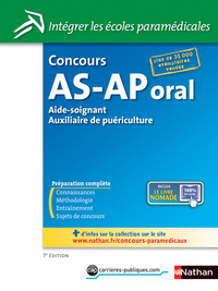 CONCOURS AIDE-SOIGNANT AUXILIAIRE DE PUERICULTURE ORAL N°15 (INT LES ECOLES PARAMEDICALES) 2014