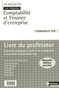 Comptabilité et Finance d'entreprise - Les Spécialités - Les Intégrales Tle STG, Livre du professeur
