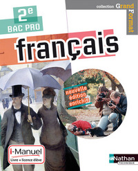 Français - Grand format 2de Bac Pro, Livre de l'élève + Licence i-Manuel