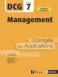 MANAGEMENT - DCG - EPREUVE 7 - CORRIGES DES APPLICATIONS 2020
