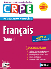 Français Tome 1 épreuve écrite - Concours professeur des écoles - 2016