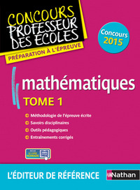 Mathématiques T01 (concours professeur des écoles) 2015