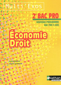 Economie Droit - Multi'exos 2de Bac Pro, Pochette élève