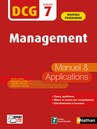 Management - DCG - Epreuve 7 - Manuel et applications - 2020
