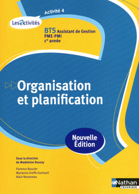 Activité 4 - Organisation et planification - BTS AG PME-PMI Les Activités