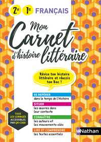 Mon carnet d'histoire littéraire - 1ère/ 2nde - 2022