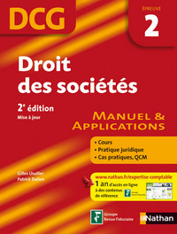 DROIT DES SOCIETES - DCG EPREUVE 2 ELEVE 2012 - 2E EDITION