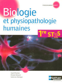 Biologie et physiopathologie humaines 1re ST2S, Livre de l'élève