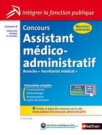 CONCOURS ASSISTANT MEDICO-ADMINISTRATIF N24 2ED 2014