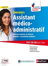 Concours assistant médico-administratif Catégorie B N24 Intégrer la fonction publique 2017