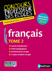 FRANCAIS T02 CONCOURS PROFESSEUR DES ECOLES 2013